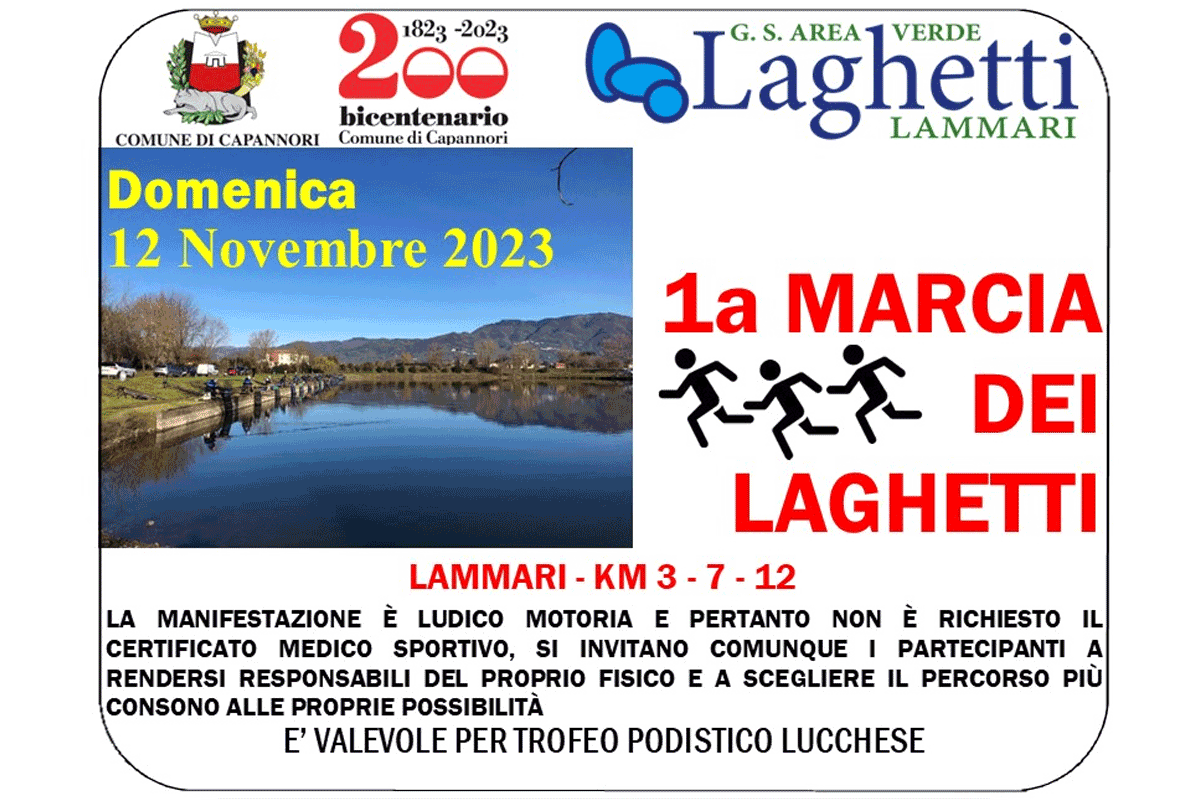 Marcia-dei-laghetti-lammari Marcia dei Laghetti a Lammari